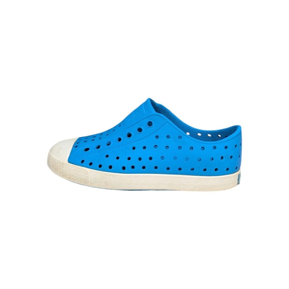 Native Kids Jefferson Slip On Shoes Sneaker Sandal Bright Blue Boy Girl Size 12